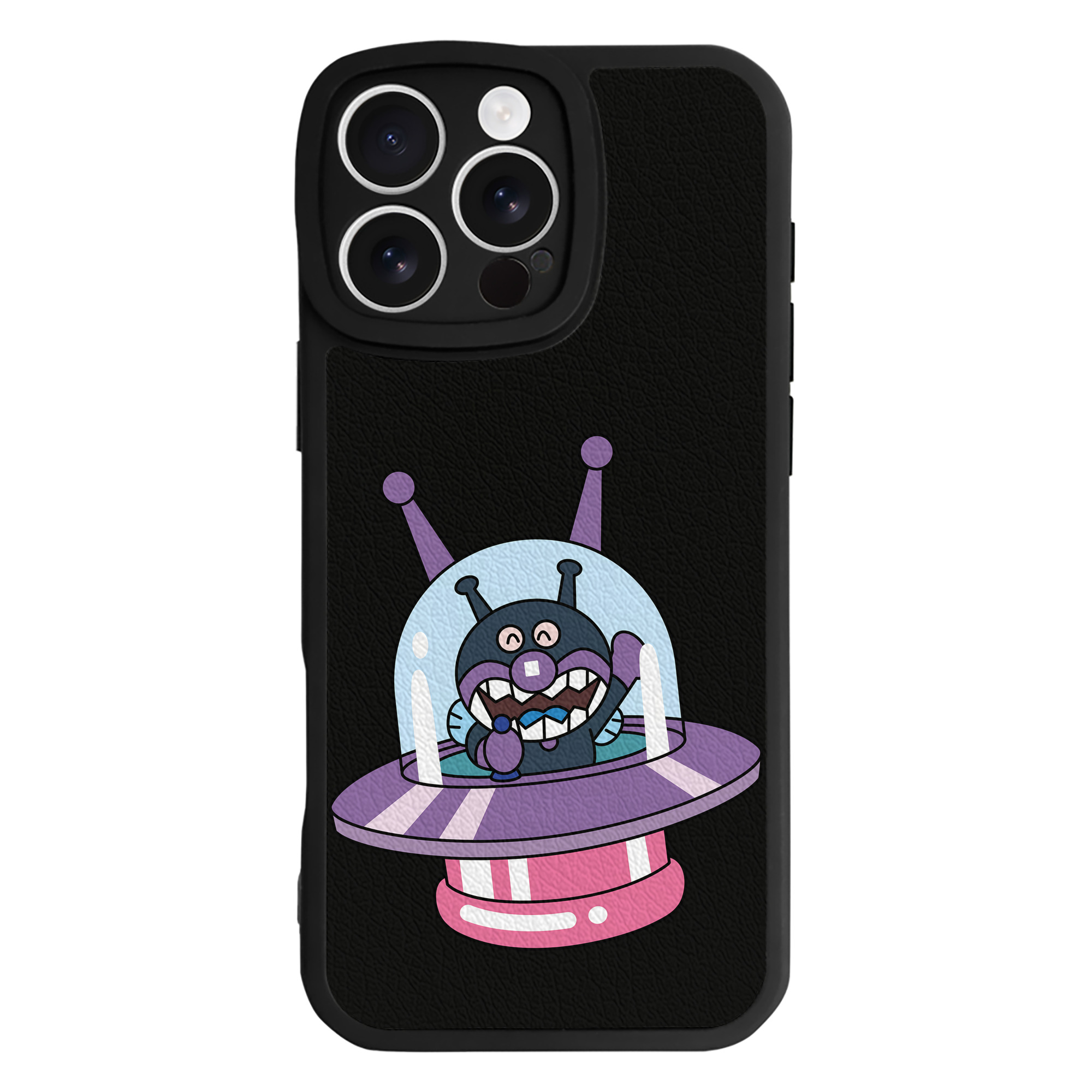 （画像用） アンパンマン Anpanman 【iPhone 16シリーズ対応】シリコンスマホケース（レザー調） 材質：シリコン